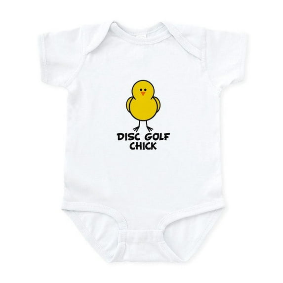 CafePress - Disc Golf Chick Infant Bodysuit - Baby Light Bodysuit, Size Newborn - 24 Months