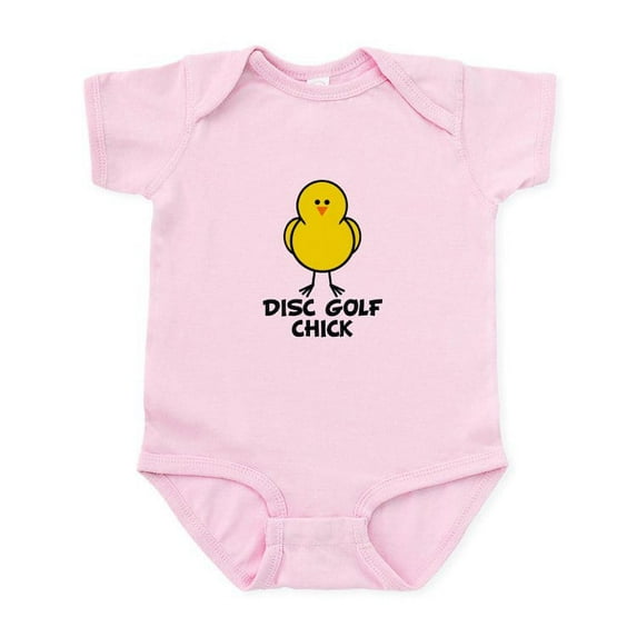 CafePress - Disc Golf Chick Infant Bodysuit - Baby Light Bodysuit, Size Newborn - 24 Months