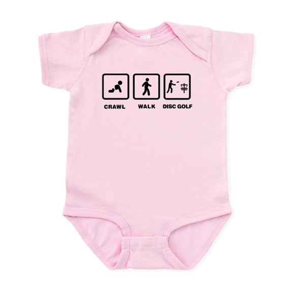 CafePress - Disc Golfing Infant Bodysuit - Baby Light Bodysuit, Size Newborn - 24 Months