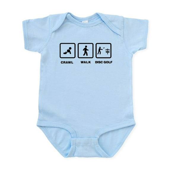 CafePress - Disc Golfing Infant Bodysuit - Baby Light Bodysuit, Size Newborn - 24 Months