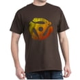 thumbnail image 1 of CafePress - Distressed 45 RPM Adapter Dark T Shirt - Men's Classic Graphic Cotton T-Shirt, 1 of 4