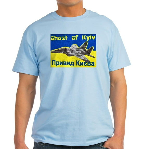 CafePress - Distressed, 80S Style, Ukraine, Ghost Of Kyiv, Zel - Men's Classic Graphic T-Shirt