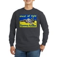thumbnail image 1 of CafePress - Distressed, 80S Style, Ukraine, Ghost Of Kyiv, Zel - Long Sleeve Dark T-Shirt, 1 of 4