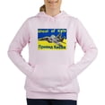 thumbnail image 1 of CafePress - Distressed, 80S Style, Ukraine, Ghost Of Kyiv, Zel - Women's Hooded Sweatshirt, 1 of 1