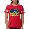 thumbnail image 1 of CafePress - Distressed, 80S Style, Ukraine, Ghost Of Kyiv, Zel - Womens Football Shirt, 1 of 4