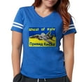 thumbnail image 1 of CafePress - Distressed, 80S Style, Ukraine, Ghost Of Kyiv, Zel - Womens Football Shirt, 1 of 4