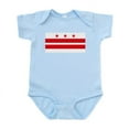 thumbnail image 1 of CafePress - District Of Columbia Flag Infant Creeper - Baby Light Bodysuit, Size Newborn - 24 Months, 1 of 4