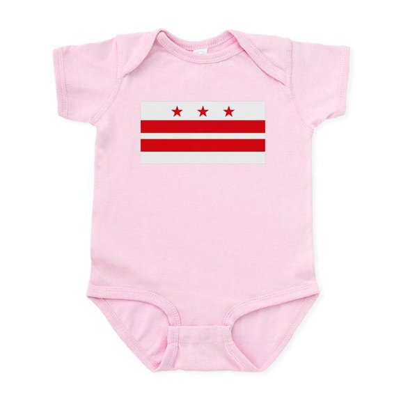 CafePress - District Of Columbia Flag Infant Creeper - Baby Light Bodysuit, Size Newborn - 24 Months