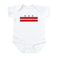 thumbnail image 1 of CafePress - District Of Columbia Flag Infant Creeper - Baby Light Bodysuit, Size Newborn - 24 Months, 1 of 4