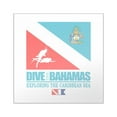 thumbnail image 1 of CafePress - Dive Bahamas Sticker - Square Sticker 3" x 3", 1 of 1