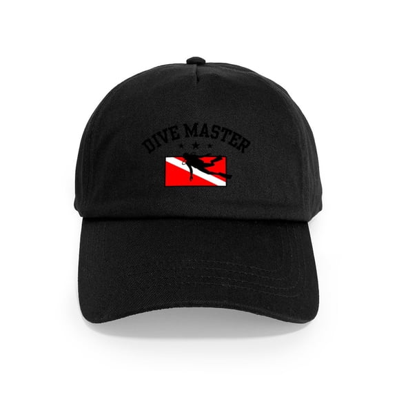 CafePress - Dive Master Cap - Adjustable 100% Brushed Unisex Casual Cotton Baseball Cap, Beige, 1