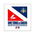 thumbnail image 1 of CafePress - Dive Turks And Caicos Sticker - Square Sticker 3" x 3", 1 of 1