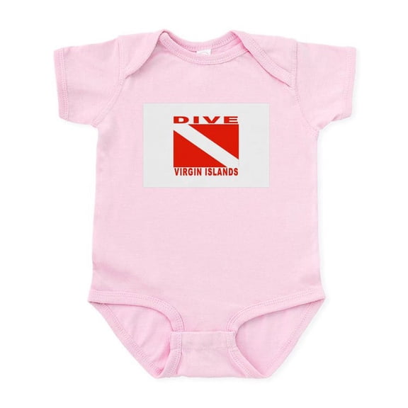 CafePress - Dive Virgin Islands Infant Bodysuit - Baby Light Bodysuit, Size Newborn - 24 Months