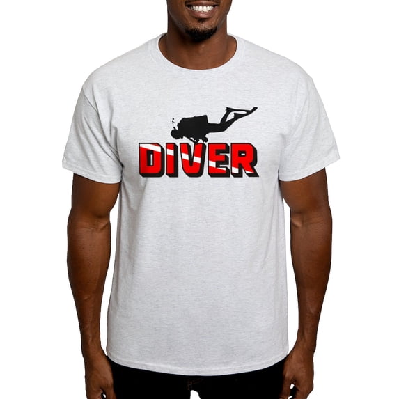 CafePress - Diver Light T Shirt - Men's Classic Graphic T-Shirt