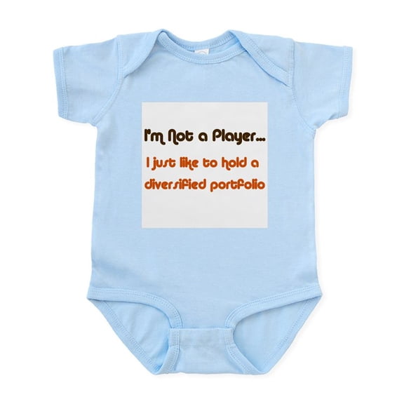 CafePress - Diversified Portfolio Infant Bodysuit - Baby Light Bodysuit, Size Newborn - 24 Months