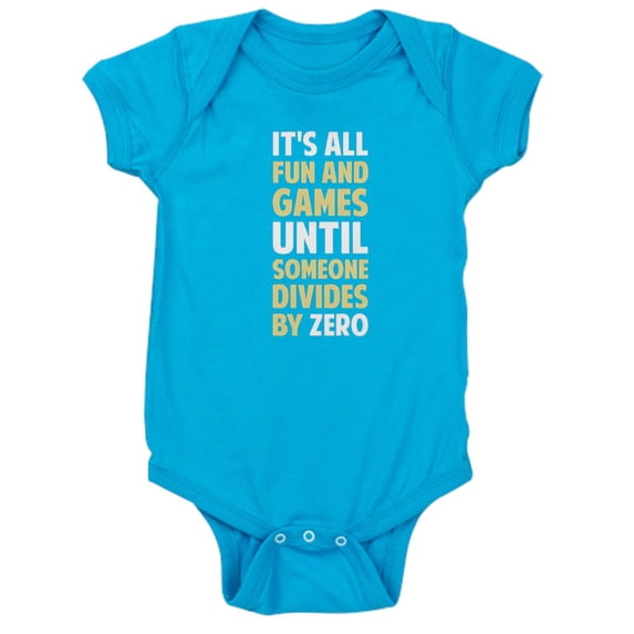 CafePress - Dividing By Zero Is Not A Game - Cute Infant Bodysuit Baby Romper