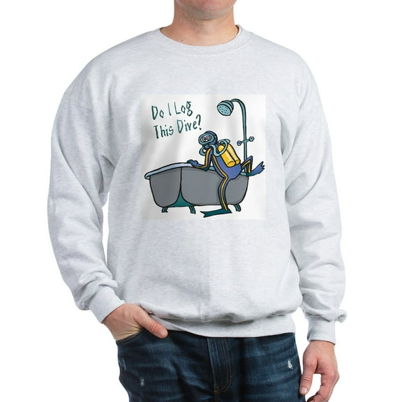 CafePress - Do I Log This Dive? Sweatshirt - Crew Neck Sweatshirt