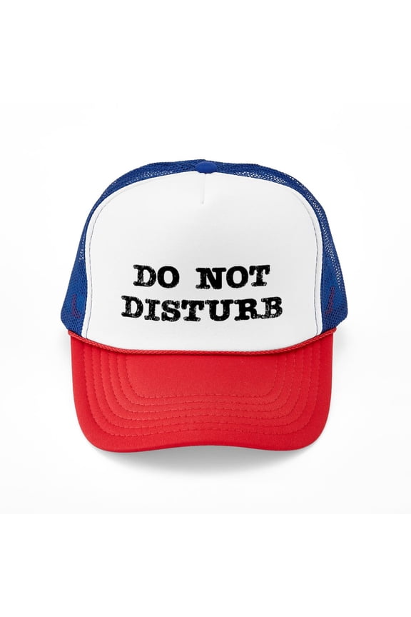 - Do Not Disturb - Adjustable Unisex Printed Trucker Hat with Mesh Back