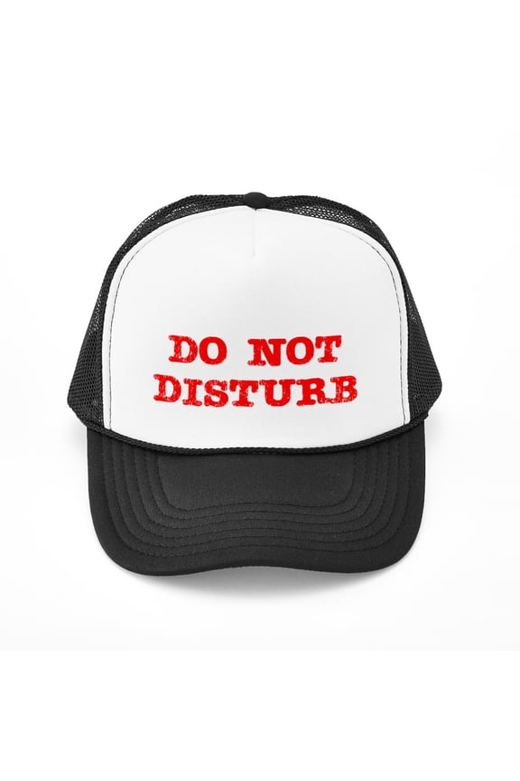 - Do Not Disturb - Adjustable Unisex Printed Trucker Hat with Mesh Back