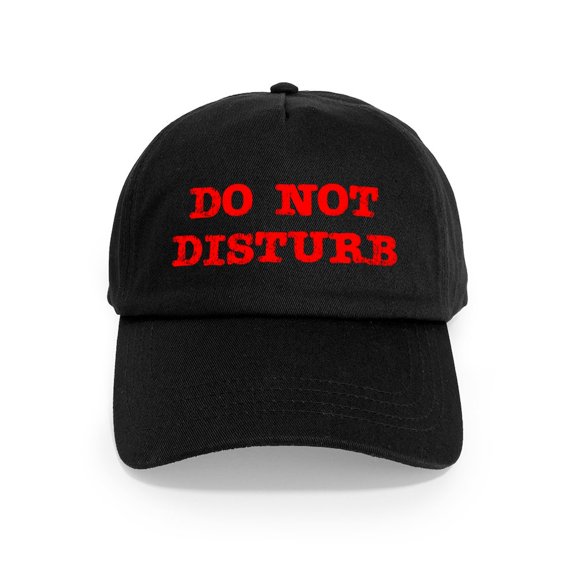 CafePress - Do Not Disturb Cap - Adjustable 100% Brushed Unisex Casual Cotton Baseball Cap, Beige, 1