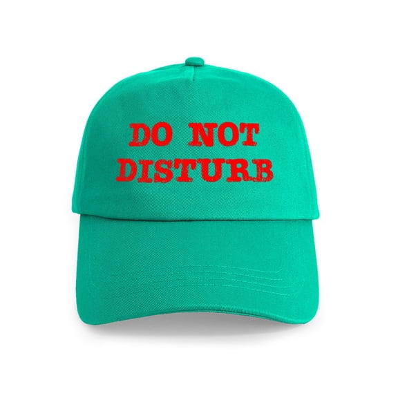 CafePress - Do Not Disturb Cap - Adjustable 100% Brushed Unisex Casual Cotton Baseball Cap, Beige, 1