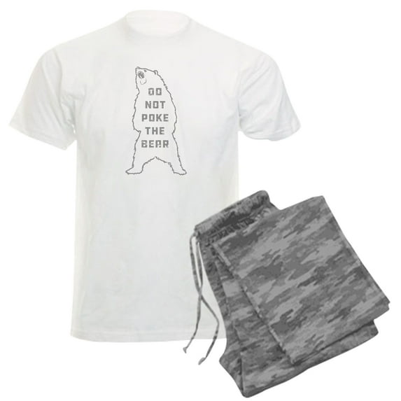 CafePress - Do Not Poke The Bear Pajamas - Men's Light Loose Fit Cotton Pajama Set