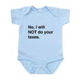 thumbnail image 1 of CafePress - Do Your Own Taxes Body Suit - Baby Light Bodysuit, Size Newborn - 24 Months, 1 of 4