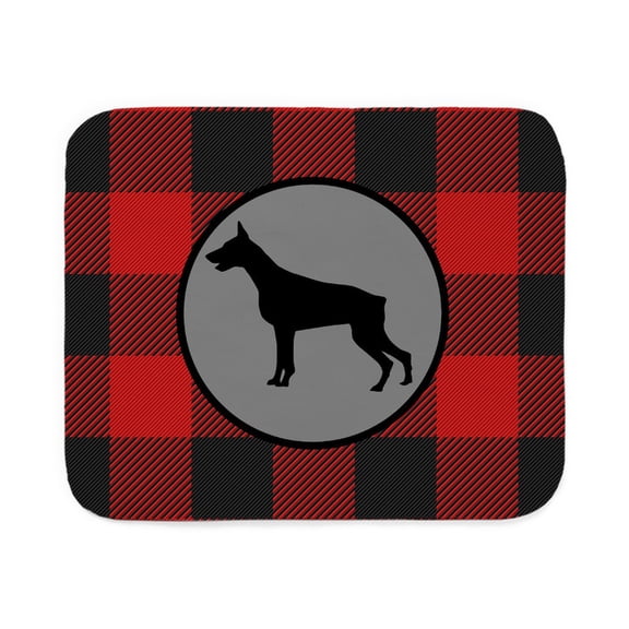 CafePress - Doberman Dog Buffalo P - Sherpa Fleece Throw Blanket 60" x 50"