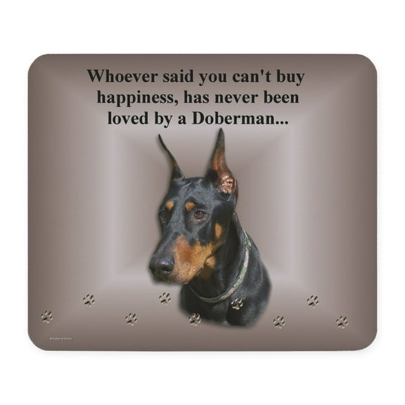 CafePress - Doberman Mousepad 2 - Non-slip Rubber Mousepad, Gaming Mouse Pad