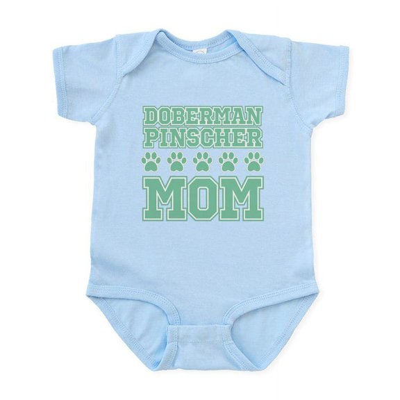 CafePress - Doberman Pinscher Mom Baby Light Bodysuit - Baby Light Bodysuit, Size Newborn - 24 Months