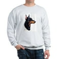 thumbnail image 1 of CafePress - Doberman Sweatshirt - Crew Neck Sweatshirt, 1 of 4