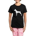 thumbnail image 1 of CafePress - Doberman Women's Dark Pajamas - Women's Short Sleeve Print T-Shirt and Pants Dark Cotton Pajama Set, 1 of 7