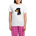thumbnail image 1 of CafePress - Doberman Women's Light Pajamas - Women's Short Sleeve Print T-Shirt and Pants Light Cotton Pajama Set, 1 of 7
