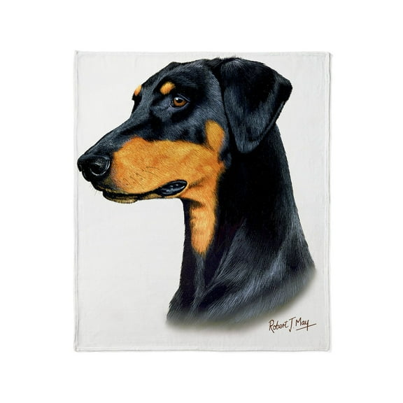 CafePress - Dobermann Throw Blanket - Soft Fleece Throw Blanket, 50"x60" for All Ages
