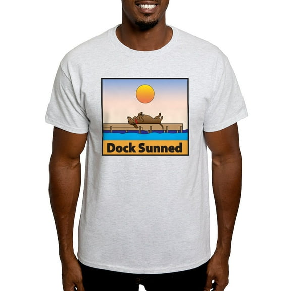 CafePress - Dock Sunned Dachsund Light T Shirt - Men's Classic Graphic T-Shirt