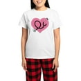 thumbnail image 1 of CafePress - Doctor Nurse Heart Women's Light Pajamas - Women's Short Sleeve Print T-Shirt and Pants Light Cotton Pajama Set, 1 of 7