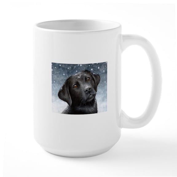CafePress - Dog 100 Mugs - 15 oz Ceramic Large White Novelty Mug
