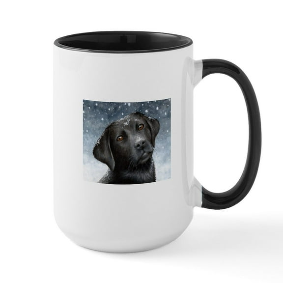 CafePress - Dog 100 Mugs - 15 oz Ceramic Large White Novelty Mug