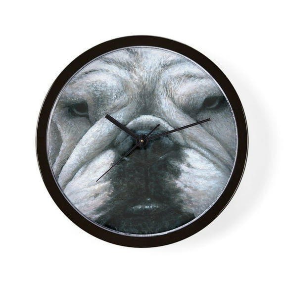 CafePress - Dog 118 - 10" Quartz Analog Battery-Powered Modern Wall Clock, Unique