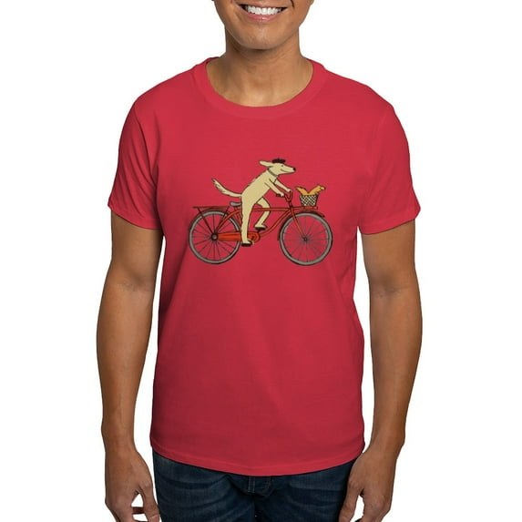 CafePress - Dog And Squirrel Ash Grey T Shirt - Men's Classic Graphic Cotton T-Shirt