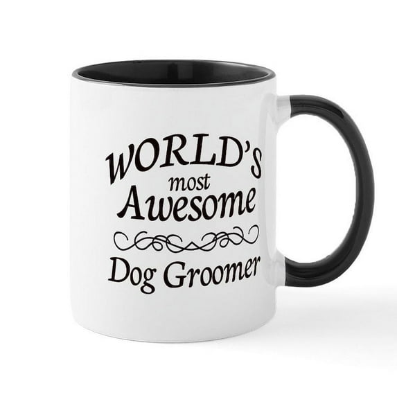CafePress - Dog Groomer Mug - 11 oz Ceramic Mug - Novelty Coffee Tea Cup