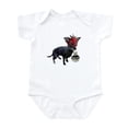 thumbnail image 1 of CafePress - Dog In Mask Infant Bodysuit - Baby Light Bodysuit, Size Newborn - 24 Months, 1 of 4