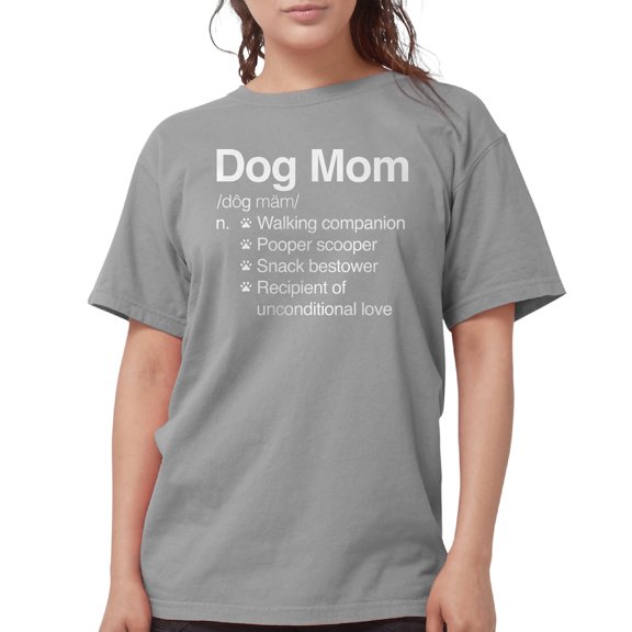CafePress - Dog Mom T Shirt - Womens Comfort Colors® Shirt