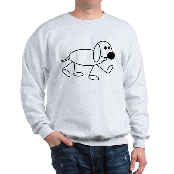 CafePress - Dog Sweatshirt - Crew Neck Sweatshirt