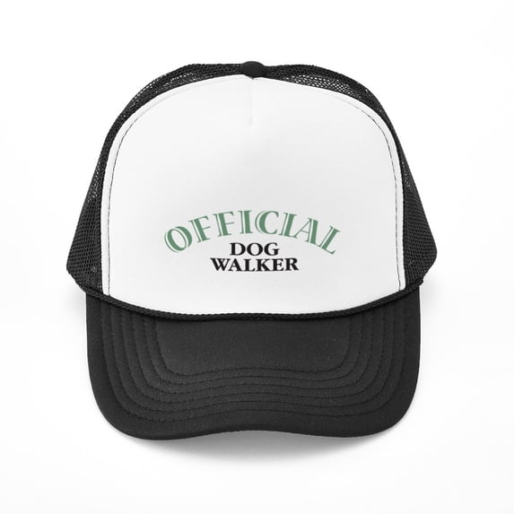 CafePress - Dog Walker - Adjustable Unisex Printed Trucker Hat with Mesh Back