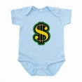 thumbnail image 1 of CafePress - Dollar Sign Infant Bodysuit - Baby Light Bodysuit, Size Newborn - 24 Months, 1 of 4