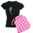 thumbnail image 1 of CafePress - Dolphin 10X10 Dark Women's Dark Pajamas - Women's Short Sleeve Print T-Shirt and Pants Dark Cotton Pajama Set, 1 of 7