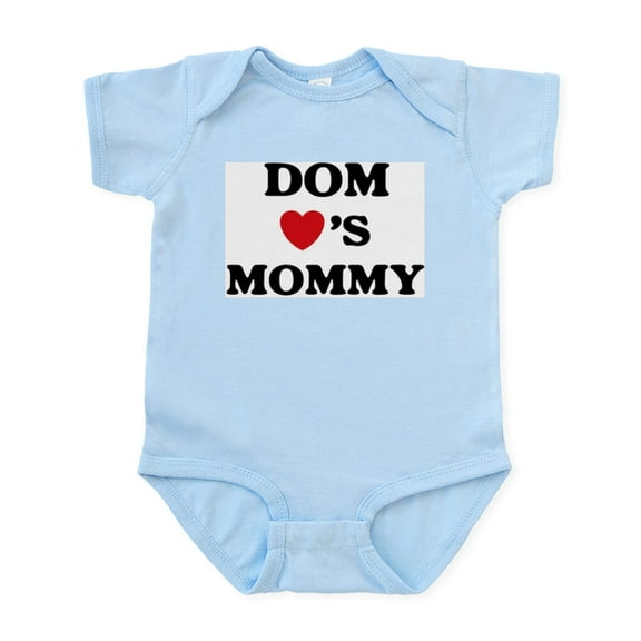 CafePress - Dom Loves Mommy Infant Bodysuit - Baby Light Bodysuit, Size Newborn - 24 Months