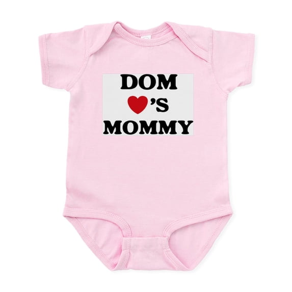 CafePress - Dom Loves Mommy Infant Bodysuit - Baby Light Bodysuit, Size Newborn - 24 Months