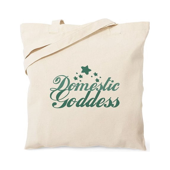 CafePress - Domestic Goddess Tote Bag - Unisex Canvas Tote Bag, Beige, 1-Piece